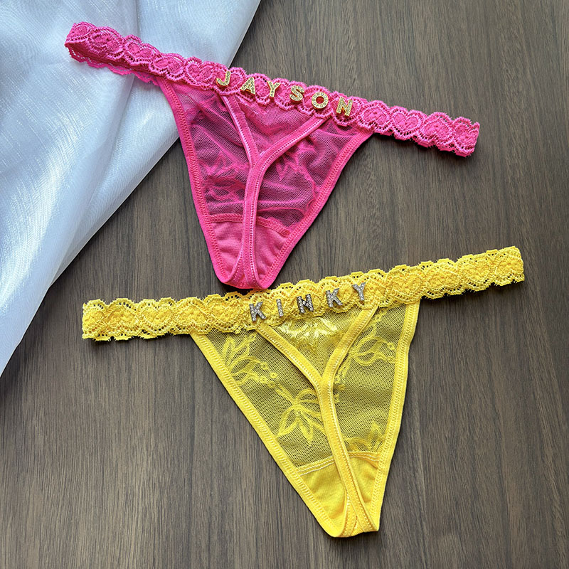 Трусики-танга на заказ, с надп – обзор и цена Thong Bikini Women