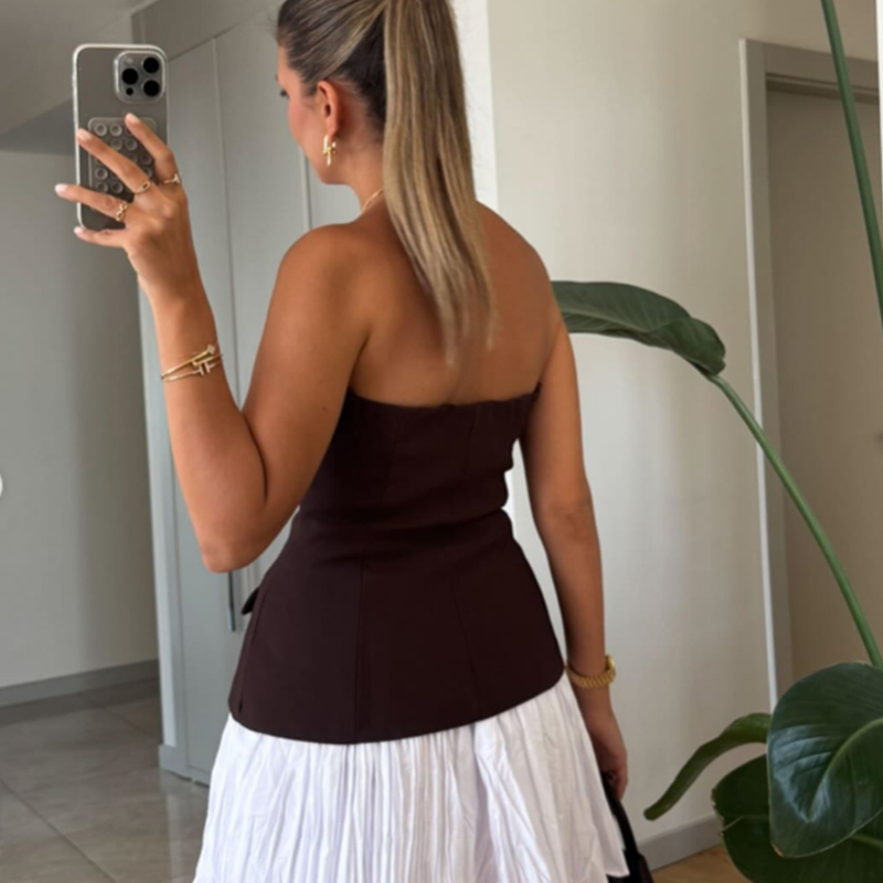 HXAO Топ без бретелек Женский  – обзор и цена Strapless Bra Backless